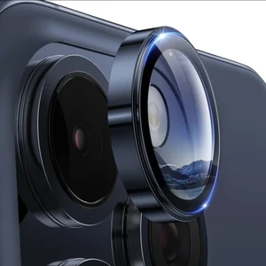 Pirok Store iPhone 15 Pro / 15 Pro Max Uyumlu Halka Set Kamera Lens Koruyucu
