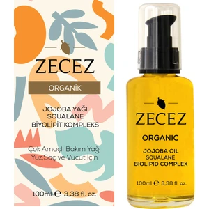 Organik Jojoba Yağı Squalane Biyolipit Kompleks 100 ml