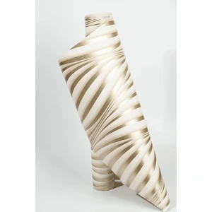 Bien Exclusive 2693 Kentsel Dokular Parlak Gold Dalgalı 3D Premium Duvar Kağıdı 5,30M²