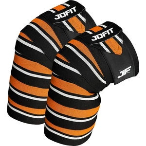 Knee Wraps / Diz Bandajı - 2'li Paket - Siyah-Turuncu