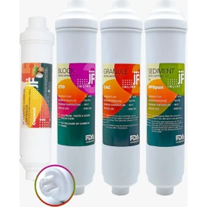 Water Lion Aqua Kapalı Kasa Uyumlum 4Lü Su Arıtma Cihazı Filtre Seti