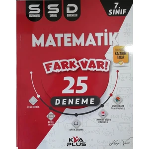 Koray Varol Akademi 7.Sınıf Matematik SSD Sistematik Sarmal Deneme