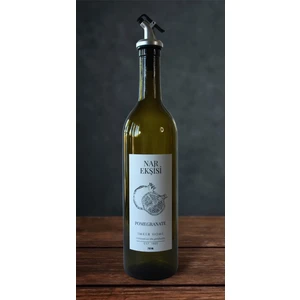 IMKER HOME Amber Cam Damlatmaz Başlık Nar Ekşisi Şişesi 750 ml Sosluk