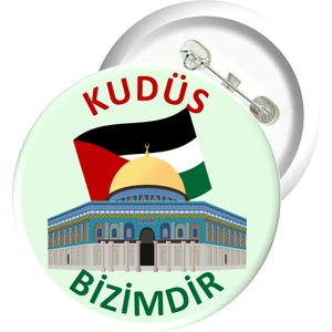 Misal Çocuk Rozet 22 - Kudüs Bizimdir (10 Adet)