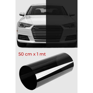 Cam Filmi Siyah Amerikan Çizilmez  Koyu ton 50 cm x 1 metre