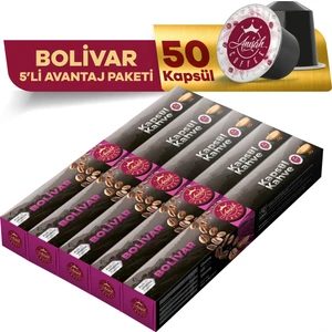 Anisah Coffee Bolivar Kapsül Kahve (5X10'lu) Nespresso Uyumlu 
