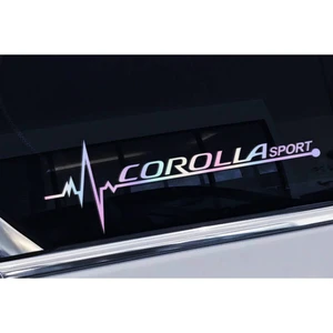 Corolla Yan Cam Sticker Oto Kapı 20 cm x 7 cm Hologram C94