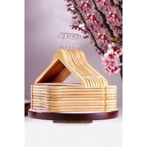 Mini Ahşap Çocuk Elbise Askısı 12 Adet