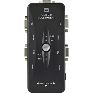 4 Port USB Kvm Switch Çoklayıcı 4pc Tek Monitör Kasa Çoğaltıcı