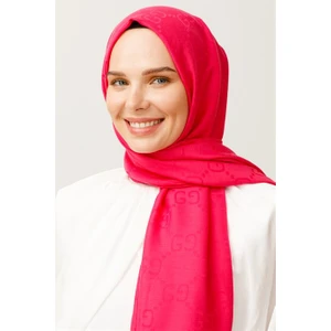 Fresco Scarfs Kadın Tesettür Ipeksi Pamuk Jakar G Desen Şal
