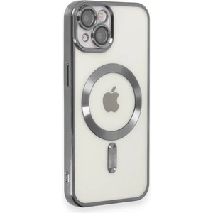 iPhone 15 Uyumlu Kılıf Kamera Lens ve Hoparlör Toz Korumalı Magsafe Şarj Özellikli Esnek Silikon