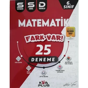 Koray Varol Akademi 6.Sınıf Matematik SSD Sistematik Sarmal Deneme