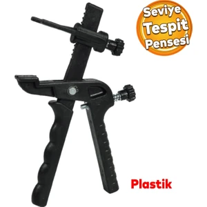 Seviye Tespit  Artısı Takoz Pensesi Plastik Siyah Renk Derz Klipsi Derz Kaması Fayans Yer Döşeme