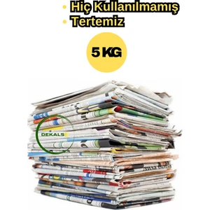 5 kg Eski Gazete Hurda Gazete Okunmamış Iade Sıfır Yıpranmamış