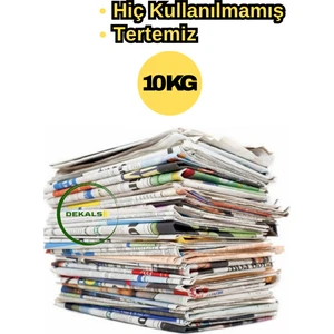 10 kg Eski Gazete Hurda Gazete Okunmamış Iade Sıfır Yıpranmamış