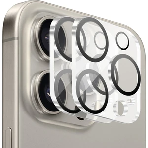 Buff iPhone 15 Pro Max / 15 Pro Kamera Lens Koruyucu Şeffaf 2 Adet
