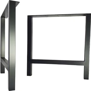 4K Home Design Metal Ayak Masa Ayağı Ahşap Kütük Masif Çalışma Yemek Mutfak Ofis Masası Retro Ayak 2 Adet 70 Cm