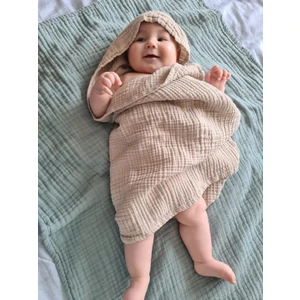 Munu Design Babyhome Müslin Bebek Banyo Kurulama Örtüsü