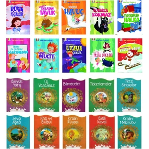 2. Sınıf Okumayı Sevdiren Hikaye Seti 20 Kitap (Ufak Tefek Öyküler + 100 Temel Eser)