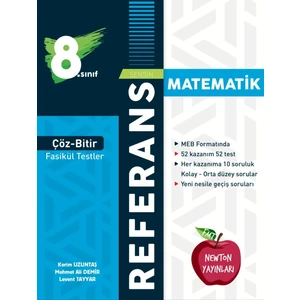 Newton Yayınları LGS 8. Sınıf Referans Çöz Bitir Fasikül Testler Matematik