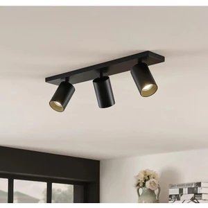 Demet Habek My Lights Mylights  Siyah 60 cm  Üçlü LED Avize LED Spot Hareketli Ampul Dahil Günışığı