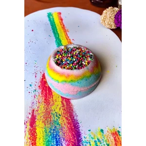 Rainbow Sprinkle Bath Bomb- Banyo Bombası- 1 Adet Banyo Topu - 1 x 115 gr