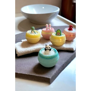Panda Bath Bomb - Köpüren Kokulu Banyo Topu - 1 Adet 110 - 120 gr Bath Bomb - Banyo Bombası