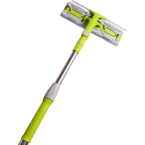 Oliva Nero Çift Taraflı Pencere Temizleme Silecek Uzatılabilir Saplı