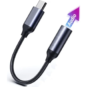 Zrh Type-C To Jack 3.5mm Kulaklık Dönüştürücü A+ Kalite Tüm Type-C Telefon ile Uyumlu Aux Kablo Converter