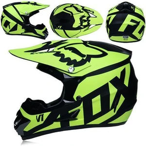 Mdsj 21 V1 Fox Offroad Yarış Tam Kask Motosiklet Çarpışma Kaskı (Yurt Dışından)