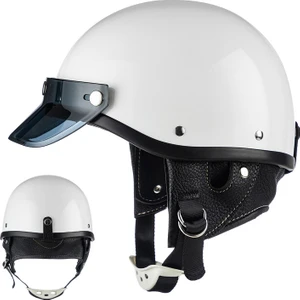 Mdsj 3c Japon Tarzı Vintage Harley Motosiklet Kask Kepçe Kask (Yurt Dışından)