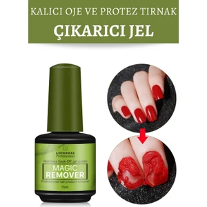 Kalıcı Oje Ve Protez Tırnak Çıkarıcı Jel - Bitkisel Reçine 15ml