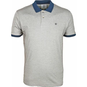 Erkek Kahve Slim Fit Polo Yaka %100 Pamuk T-Shirt Jeans 1136