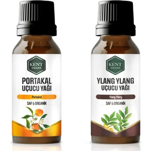 Kent Bahçesi 2'li Uçucu Yağ Seti Portakal+Ylang Ylang 10 ml