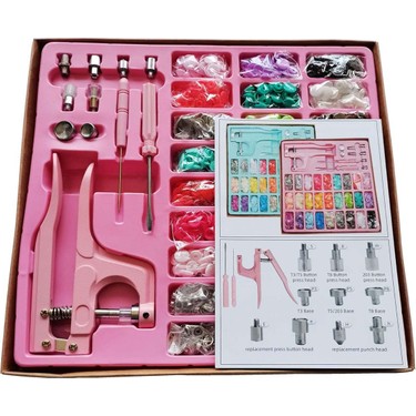Hodbehod 300 Set Karışık Renkli 12.5mm T5 Plastik Çıt Çıt ve Fiyatı