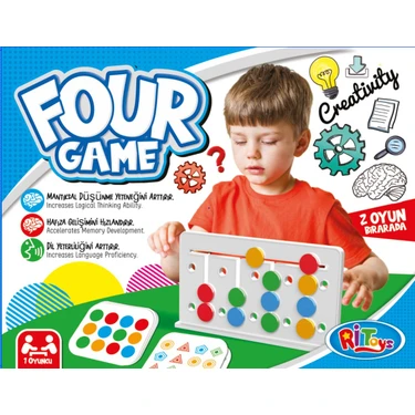 Ritoys Four Colour Oyunu - Montessori Zeka Oyunu - Rubik Fiyatı