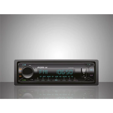 For-x 500DSP Oto Teyp 60 W Güç, Bluetooth, USB ve SD Kart Girişi ile Profesyonel Ses