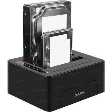 Dark DK-AC-DSD26C 2.5" ve 3.5" USB 3.0 Siyah Sata Offline ile Klon Destekli Docking