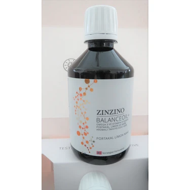 Zinzino Balance Oil 300 ml Omega-3 Vitamin D Içeren Portakal Fiyatı