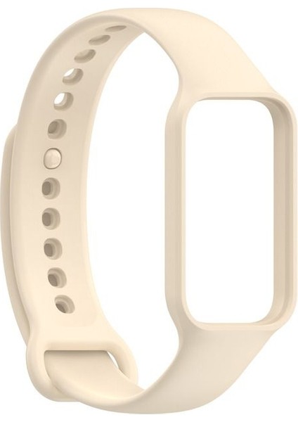 Casestreet Xiaomi Smart Band 8 Active Kordon Silikon Mat Klasik Krd 18 Bej