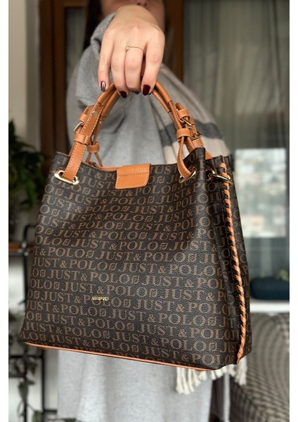 4 Bölmeli Büyük Boy Örgülü Model Ayarlanabilir Askılı Kadin Omuz Cantasi 2180 Kahvetaba Kombin fiyatları