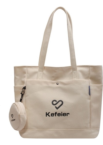 Tuval Çantası, Kadın Çantası, Çok Yönlü, Şık Omuz Çantası, Şık Büyük Kapasiteli Banliyö Tote Çantası (Yurt Dışından) fiyatları