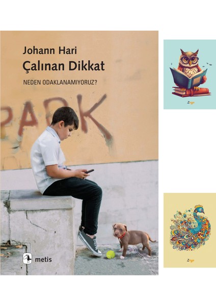 Çalınan Dikkat - Neden Odaklanamıyoruz? - Johann Hari - Not Defterli Seti