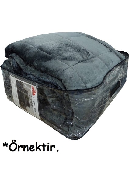Pudra Peluş Kadife/wellsoft Tek Kişilik Ergonomik Yorgan Seti (Yastık Kılıflı)