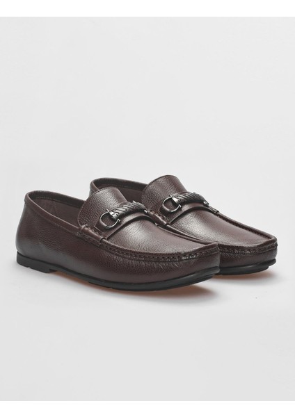 Deri Kahverengi Tokalı Erkek Loafer fiyatları