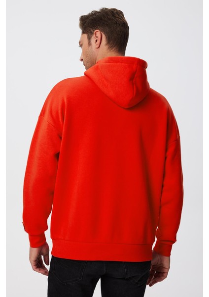 Gory Erkek Sweatshırt Kırmızı fırsatları