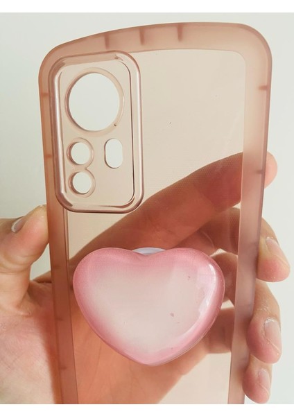 Xiaomi 12 Pro Kamera Korumalı Popsocketli Pembe Kılıf indirimleri