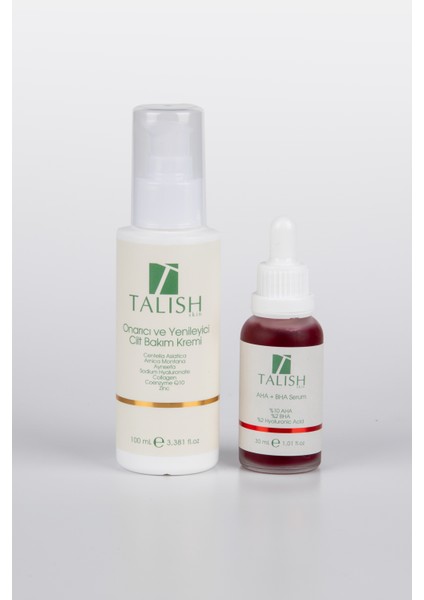 Onarıcı ve Yenileyici Cilt Bakım Kremi + Yenileyici Kırmızı Peeling Serum