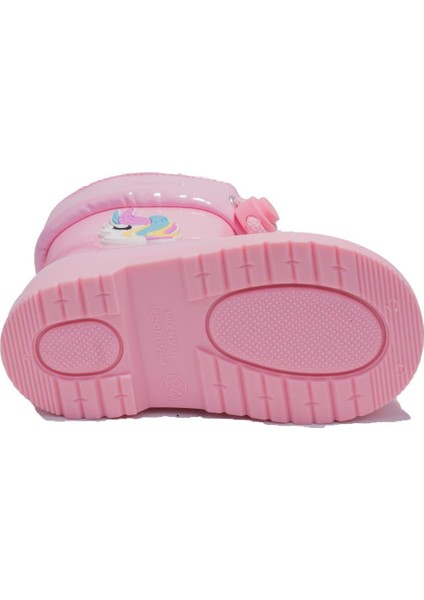 W10253 Bimbi Unicornio Pembe Ortopedik Kız Çocuk Yağmur Çizme