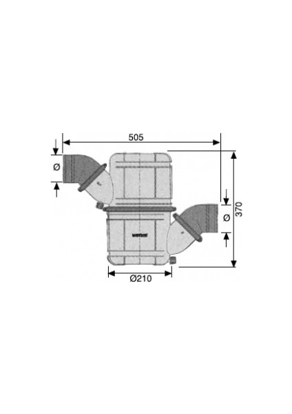 Waterlock NLP60 60 mm Iç Çaplı Egzoz Hortumlara Uygun 10 Lt